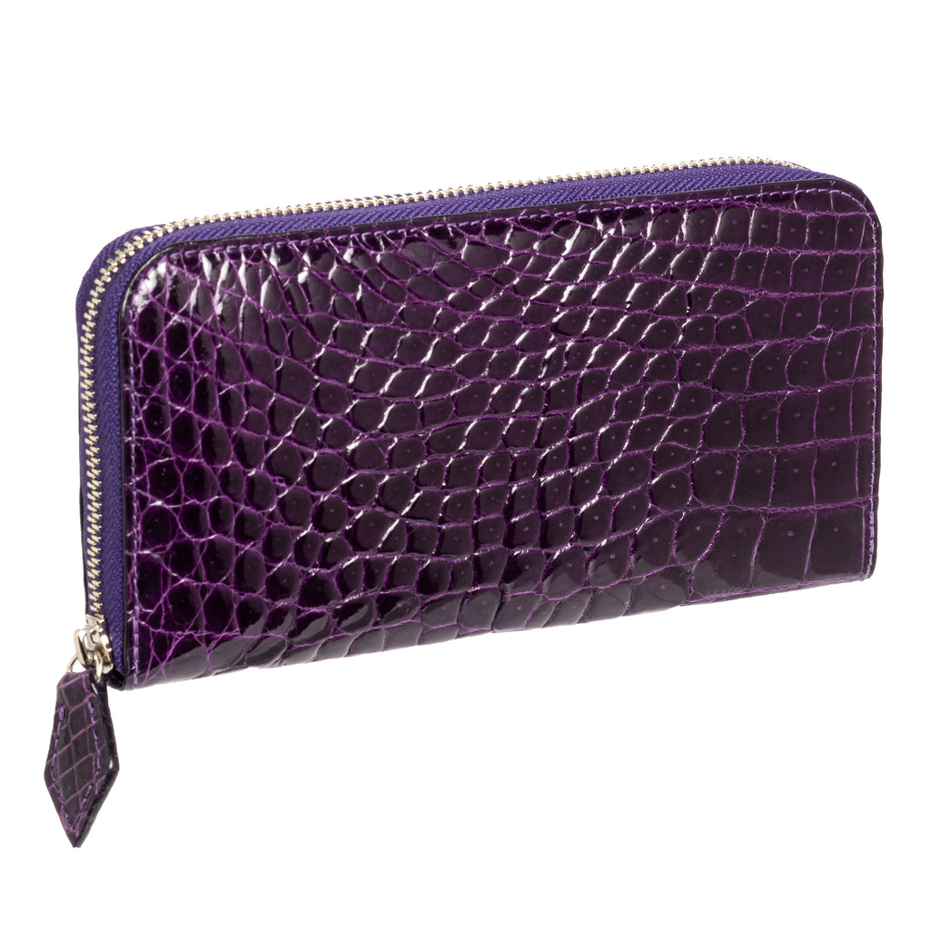 Ladies Long Purse NSB 6742 Violet Glazed