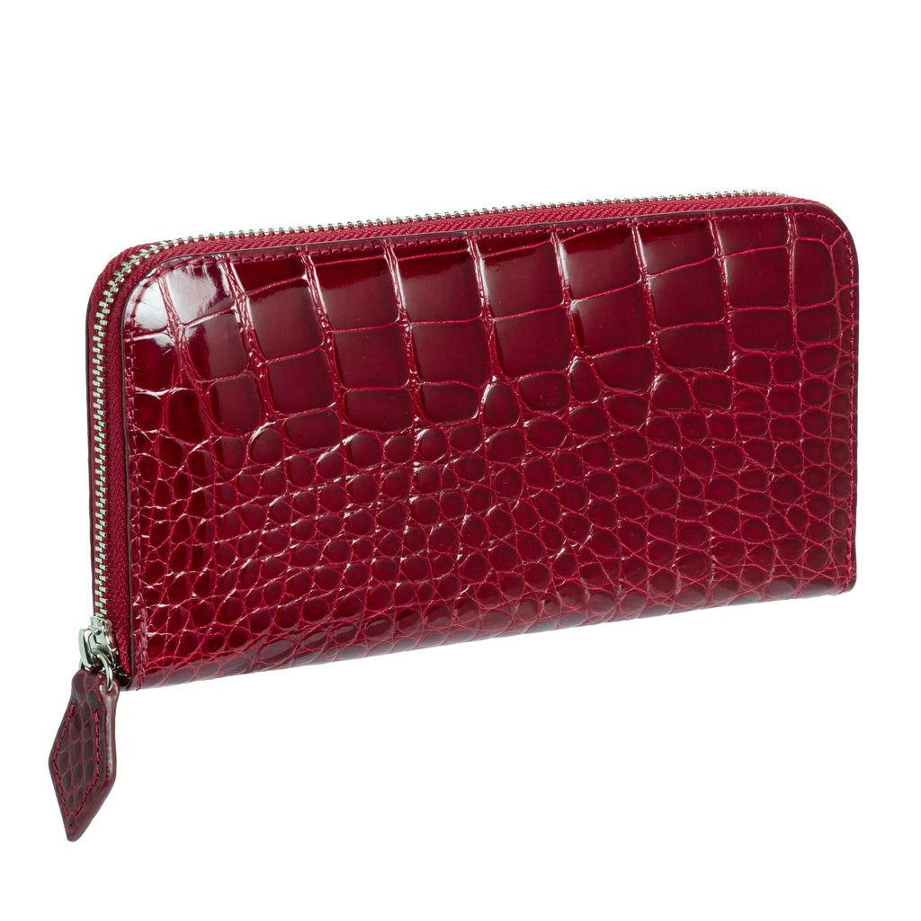 Ladies Long Purse NSB 6742 Wine Glazed